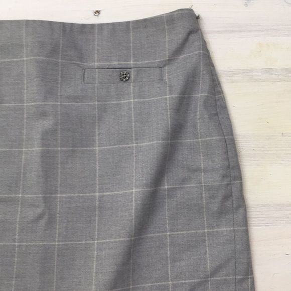 Banana Republic plaid flannel mini skirt sz 10P - Picture 1 of 4